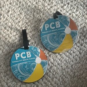 PCB Panama City Beach 🏖️ Ball Luggage Tags - Both for $9